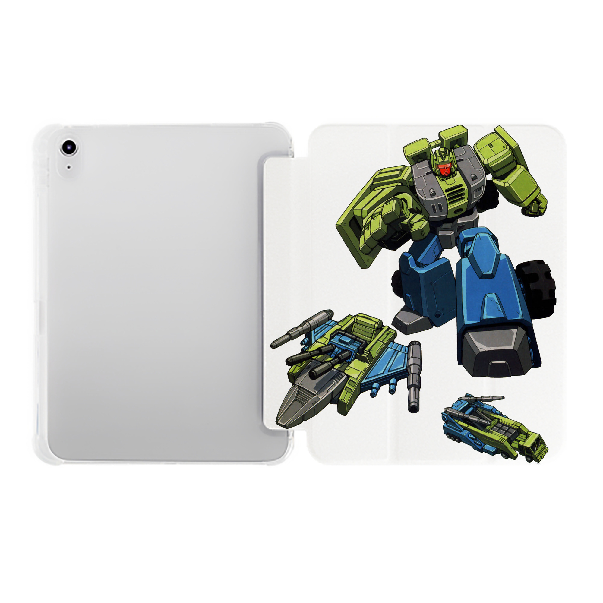 （画像用）  IPad ケース ペン収納付き 三つ折りスタンド PUレザー×シリコン 対応機種9.5/10.5/10.9インチ